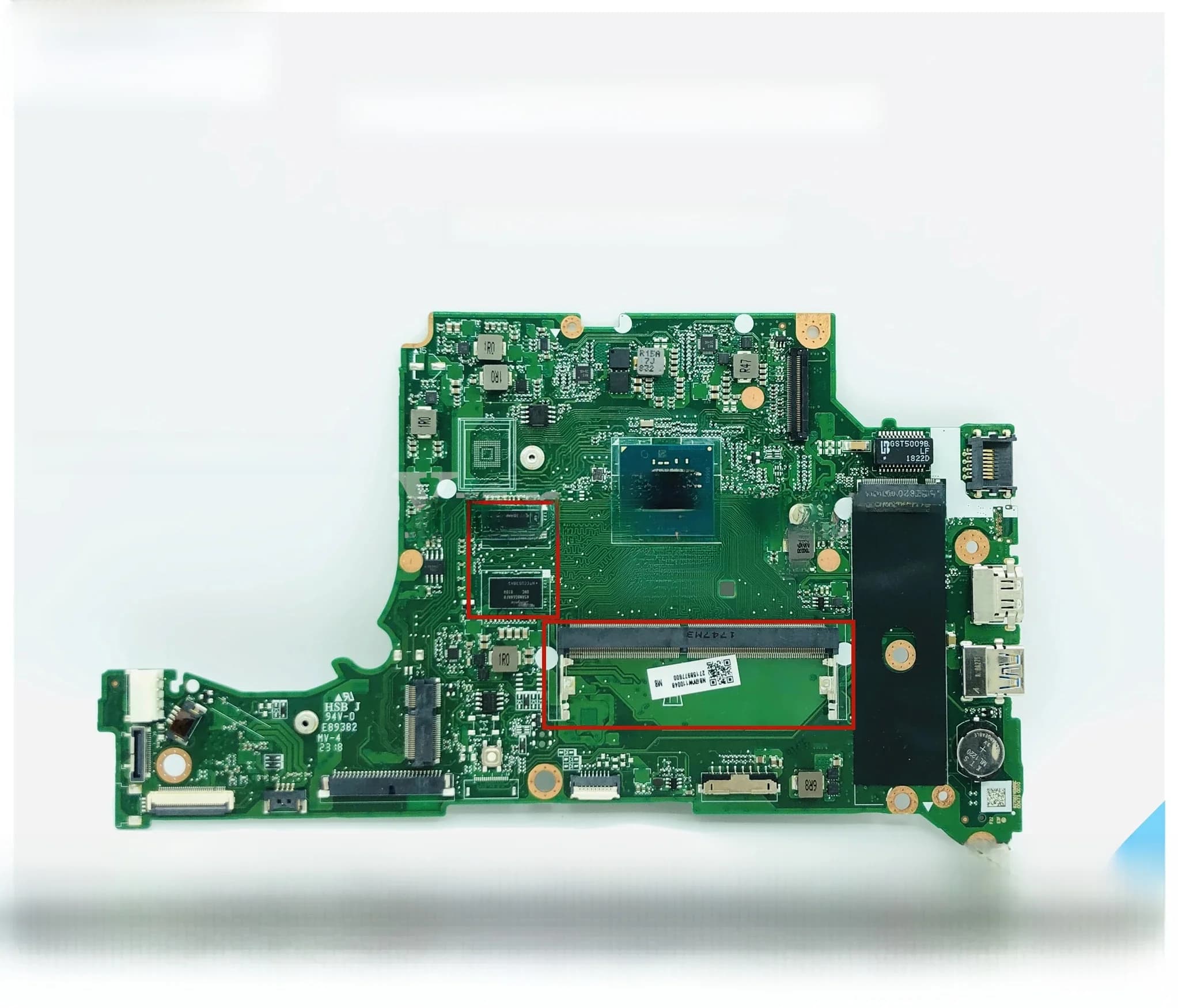 Carte mère pour ordinateur portable ACER Aspire A315 série A315-32, 4 go de RAM DDR4 SR3S0 N4100, CPU Z8G