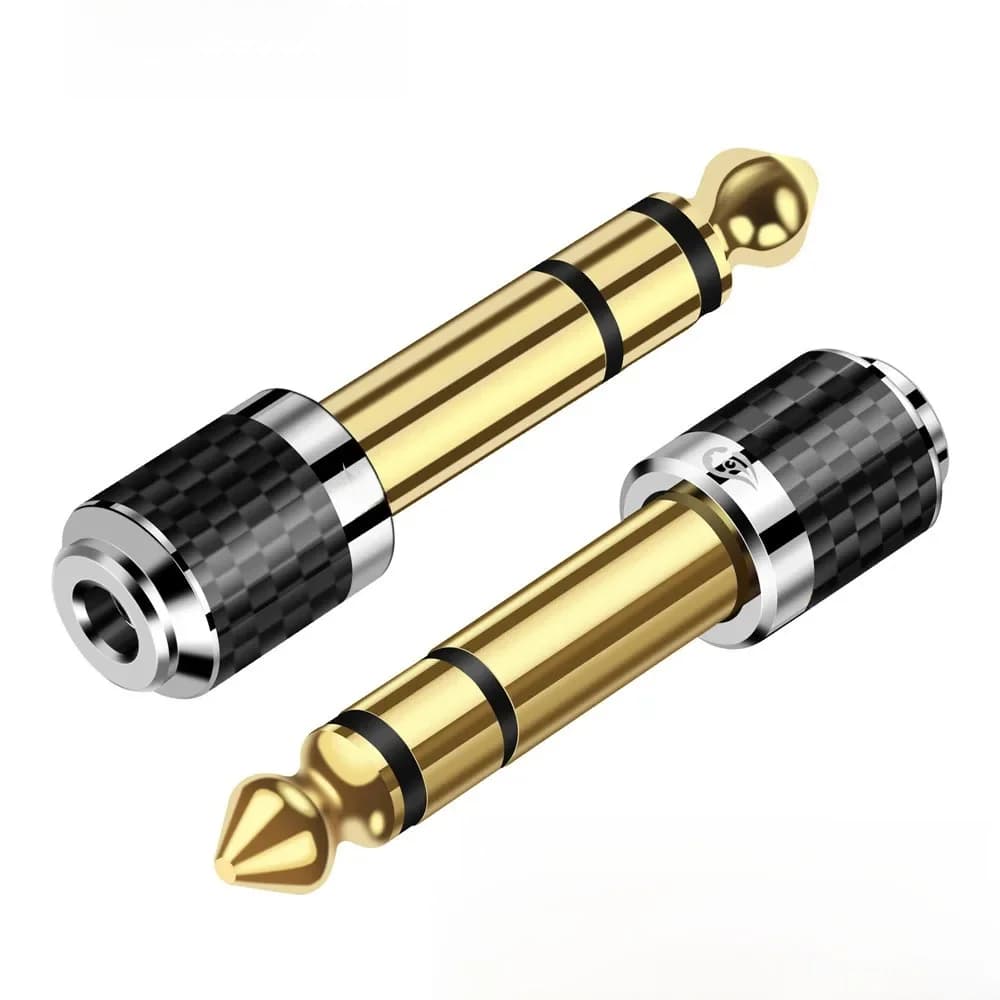 Adaptateur Jack 6.35mm à 3.5mm, connecteur, amplificateur de casque, adaptateur Audio, Microphone, haut-parleur AUX, guitare, prise Jack 6.35 6.5 à 3.5