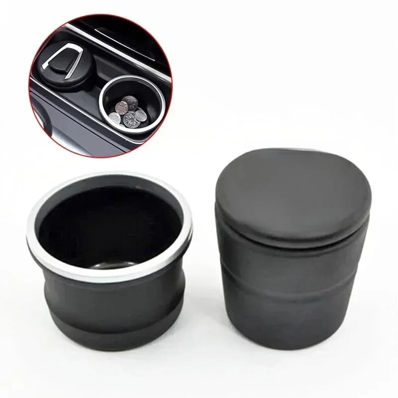 Cendrier de voiture avec lampe LED, pot de rangement multifonctionnel pour BMW, Ventilation noire pour dissiper la fumée, accessoire intérieur