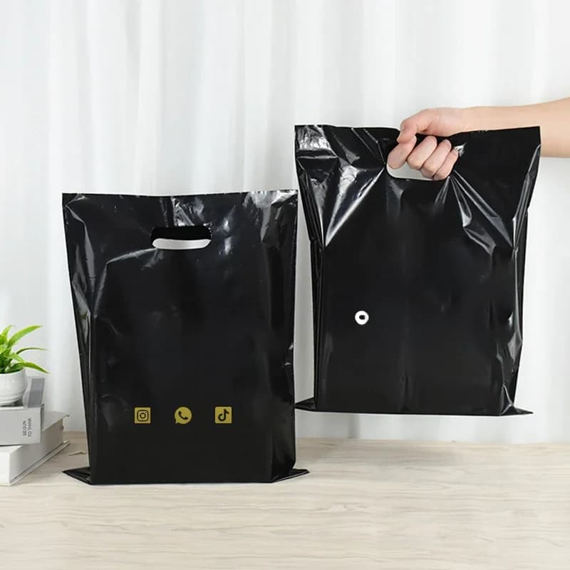 Sac cadeau publicitaire imprimé avec Logo couleur des deux côtés, sacs d'emballage pour petites entreprises, sacs personnels avec Logo personnalisé, 200 pièces/lot
