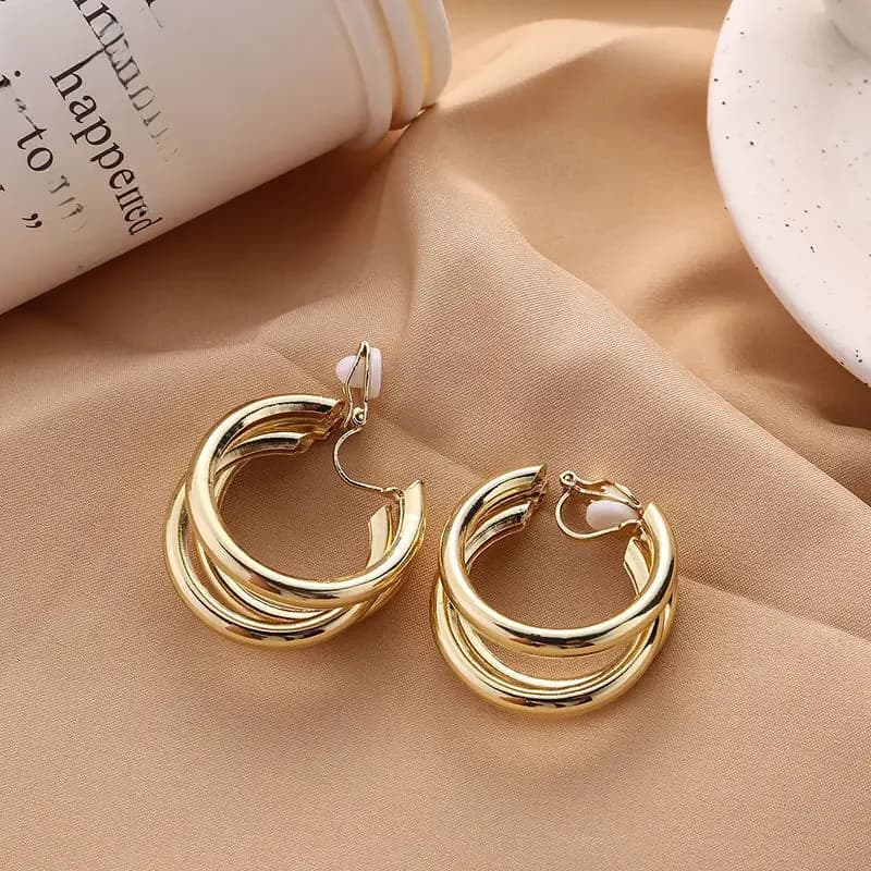 Offre spéciale déclaration Vintage Clip sur boucles d'oreilles sans Piercing pour les femmes mode boucles d'oreilles cadeau de fête Bijoux Bijoux