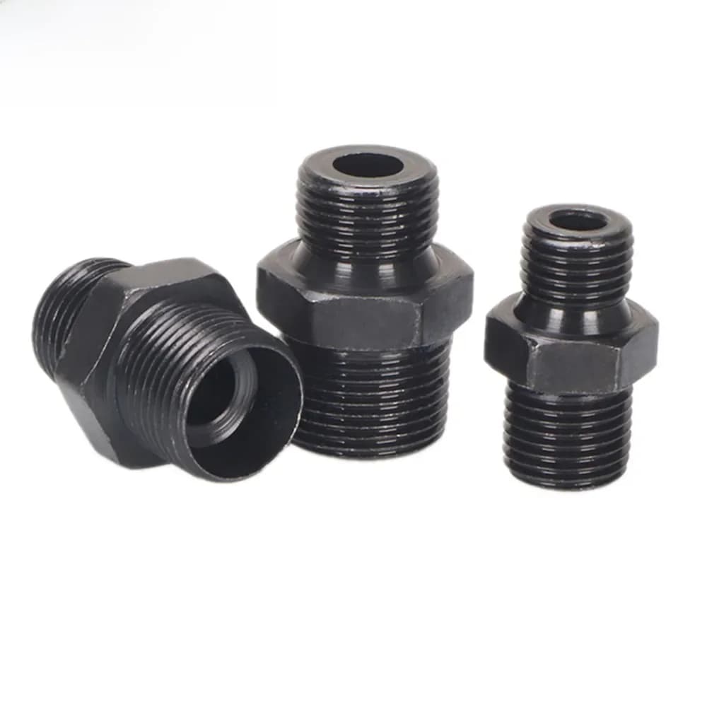 JoendocCarbon-Adaptateur de connecteur de tube d'huile haute pression, acier MeaccelerThread, raccords hydrauliques, M14, M16, M18, M20, 1PC