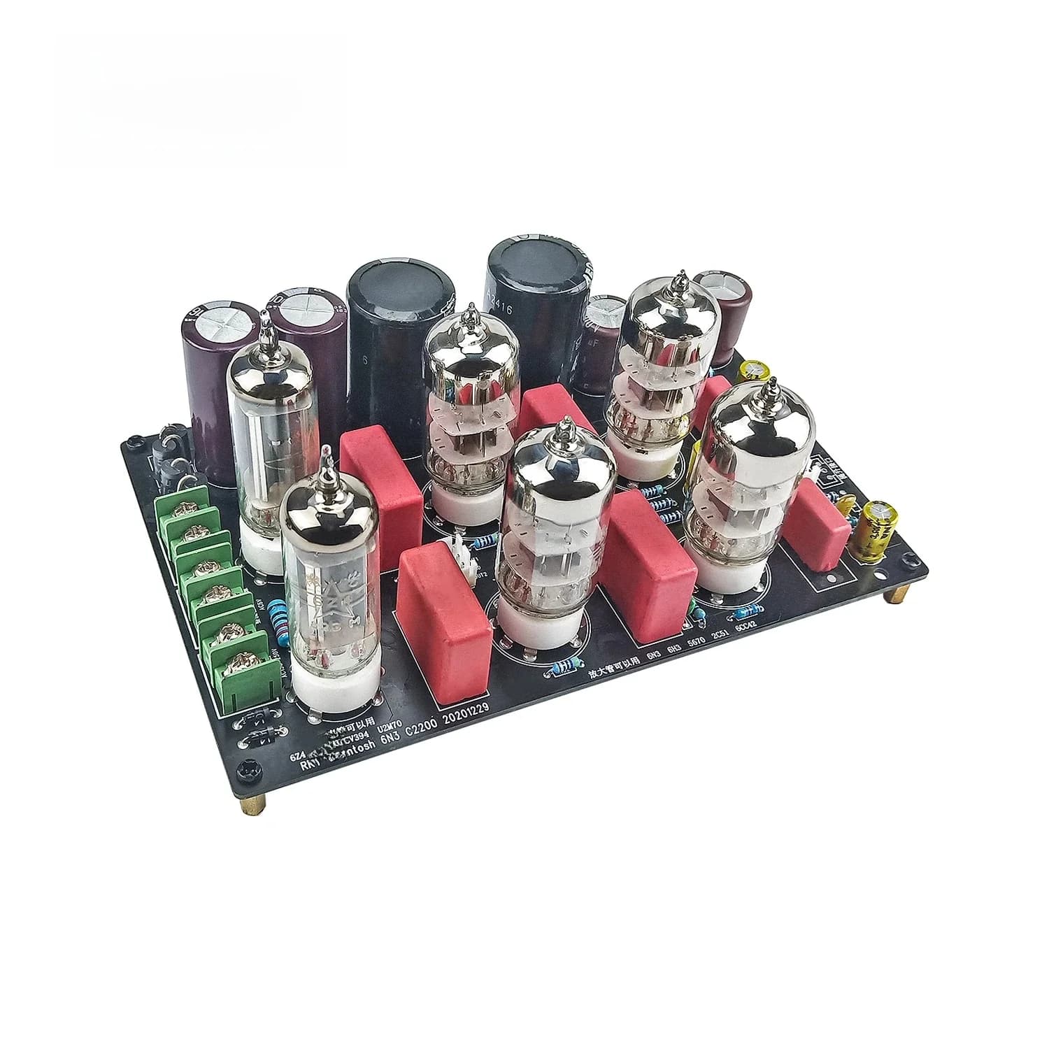 GHMedals-Préamplificateur à tube 6Z4 + 6N3, amplificateur à assujetHiFi, préampli Borad pour McIntosh C2200, conception de circuit, ampli audio domestique, 1PC
