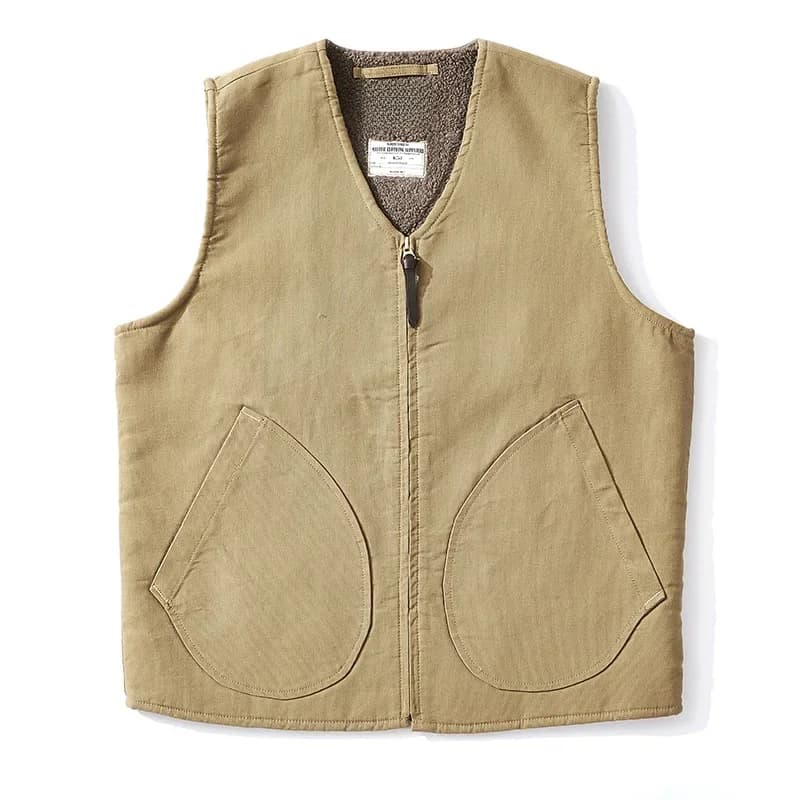 OK0403 gilet polaire d'agneau hommes hiver épaissir vêtements d'extérieur de Sport garder au chaud fermeture éclair poche décoration couleur unie gilet