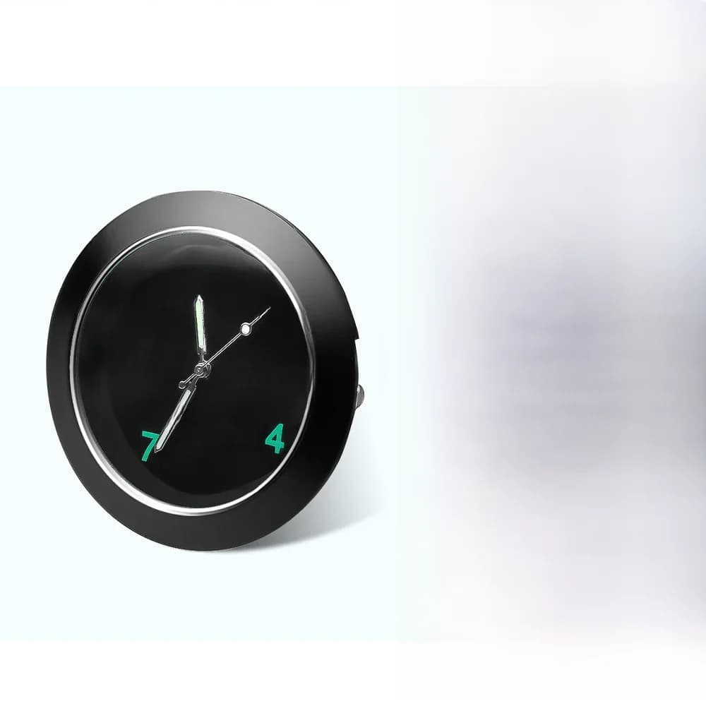 Horloge de voiture lumineuse Mini Automobiles, montre numérique interne à coller, mécanique, horloges à Quartz, ornement automobile, accessoires de voiture, cadeaux
