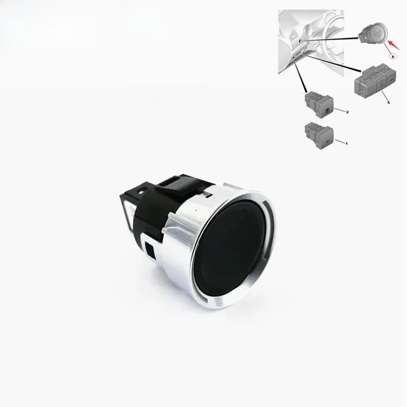 Bouton de démarrage allumage 98021996 ZD pour Peugeot 408 2008 3008 308 508 pour citroën C4L C5 bouton de commutation de démarrage à un bouton