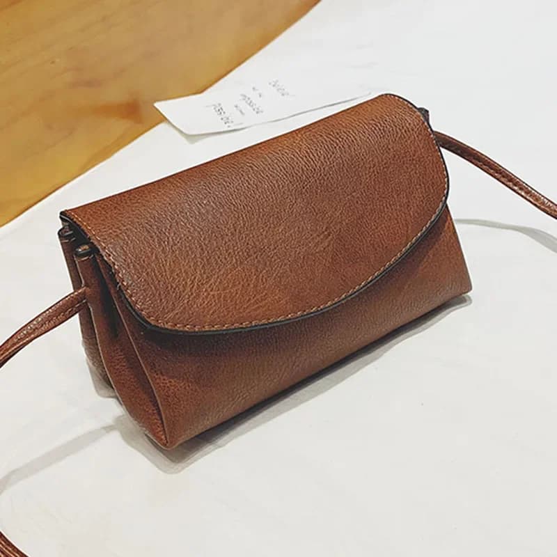 RanHuang Nouveauté 2026 Sacs à bandoulière pour femmes Mode Sacs messagers vintage petits Sacs à bandoulière en cuir souple Noir A1839