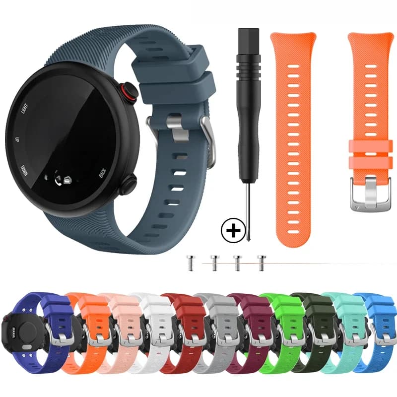 Bracelet de montre en Silicone pour Garmin Forerunner 45 45s, Bracelet de Sport, à la mode, de remplacement pour Forerunner 45 Correa