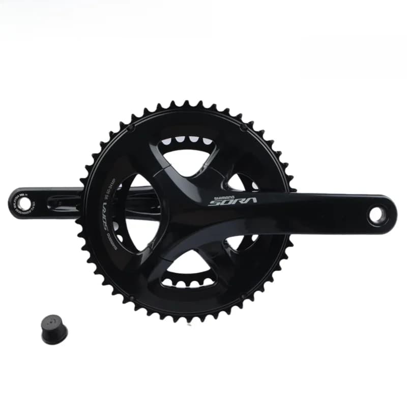 Shimano-Pédalier SORA R3000 pour vélo de route, 2x9 vitesses, 170mm, 50-34T, utilise un design haut de gamme à 4 bras