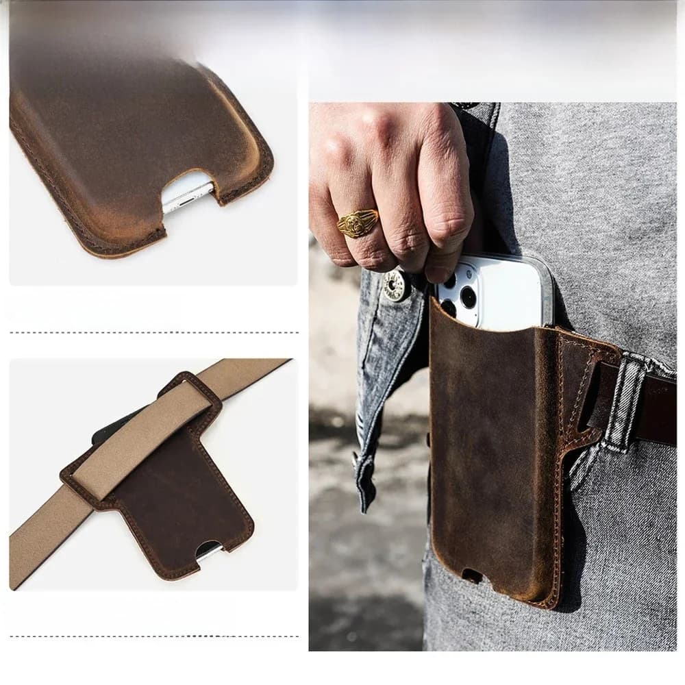 Juste de rangement portable en cuir véritable pour téléphone, sacs Bery, étui de sport, course à pied, Xiaomi Mi 12 11 11S Pro Lite 10T POCO figuré F3 M3, 100%