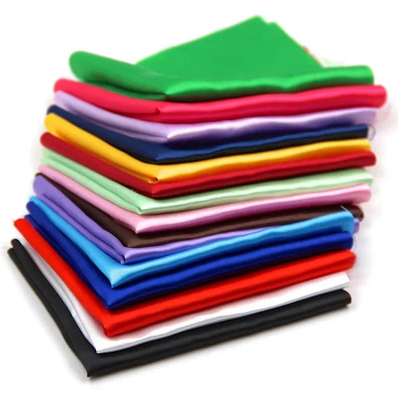 Tissu en Satin doux 22 couleurs, 50cm x 150cm, décoration de fête de mariage, doublure de boîte, bricolage de vêtements, accessoires de fond de couture