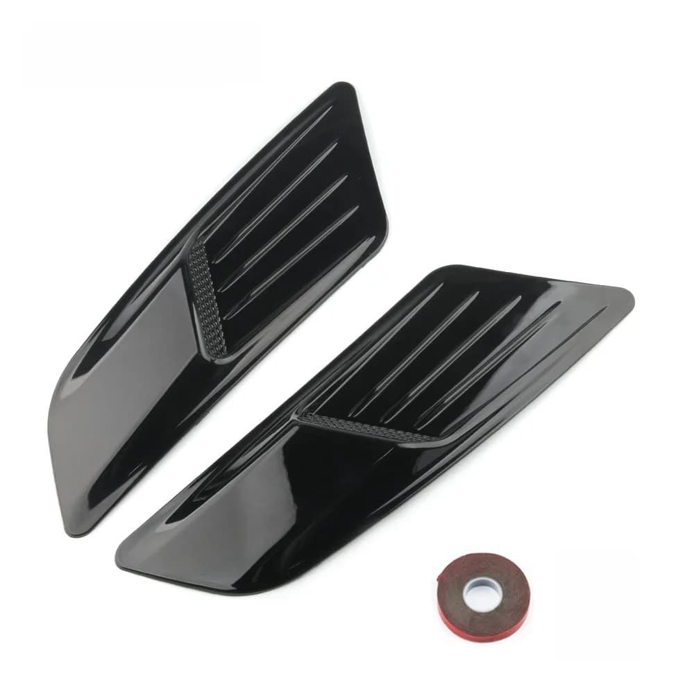 Copie universelle en Fiber de carbone pour capot avant de voiture, garniture d'admission d'air, protection de ventilation
