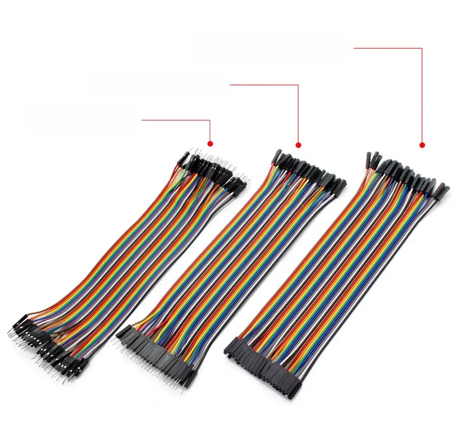 Câble Dupont pour fil électronique à monter soi-même, pour Arduino pour planche à pain, 10CM mâle à mâle + mâle à femelle et femelle à femelle, 20 à 120 pièces