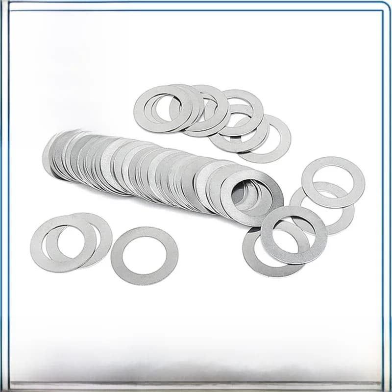 Joint de cale de réglage en acier inoxydable, rondelle plate ultra fine, 0.1mm, 0.2mm, 0.3mm, 0.5mm, 1mm, M2, M3 figuré, M5, M6, M7, M8, M9, M10, M12 -M40, DIN988, 304