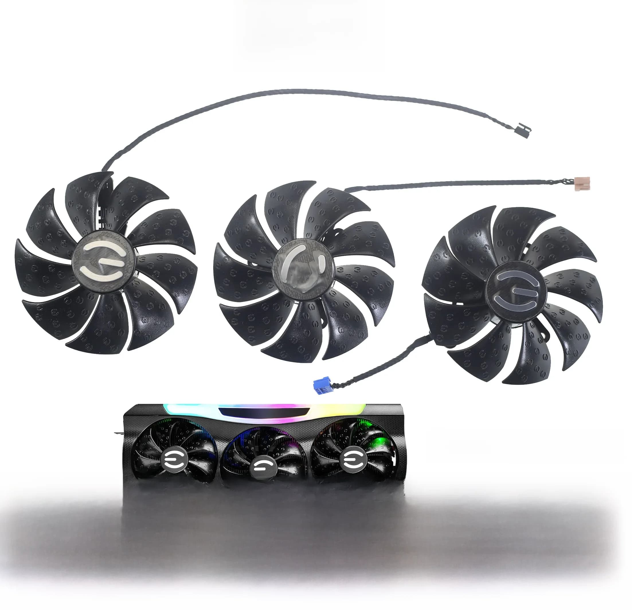 Ventilateur de carte graphique 87MM PLD09220S12H T129215SU DC12V 0.55A 4 broches pour refroidisseur GPU EVGA RTX 3070 3080 Ti 3090 FTW3 ULTRA GAMING
