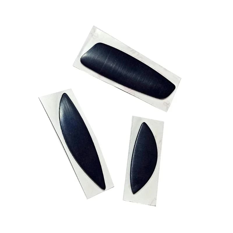 Patins de souris de rechange pour logitech M950/MX, 1 ensemble, autocollants noirs pour jeu, Performance