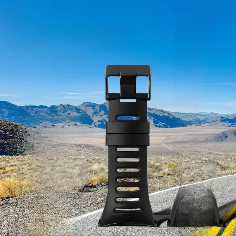 Bracelet de montre en caoutchouc pour montres Suunto Ambit 1/2/2S/2R/3 Sport/3 Run/3 PEAK, bracelets de remplacement flexibles