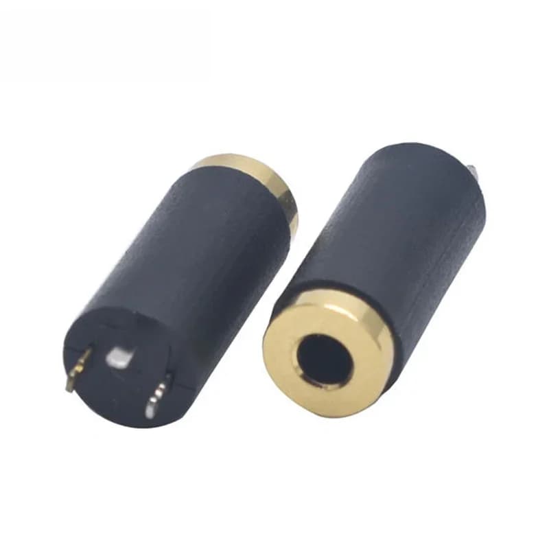 Prise Jack stéréo femelle, 2 pièces, 2.5mm 3.5mm, 3 pôles, double canal 2.5 3.5, Jack Audio femelle pour casque