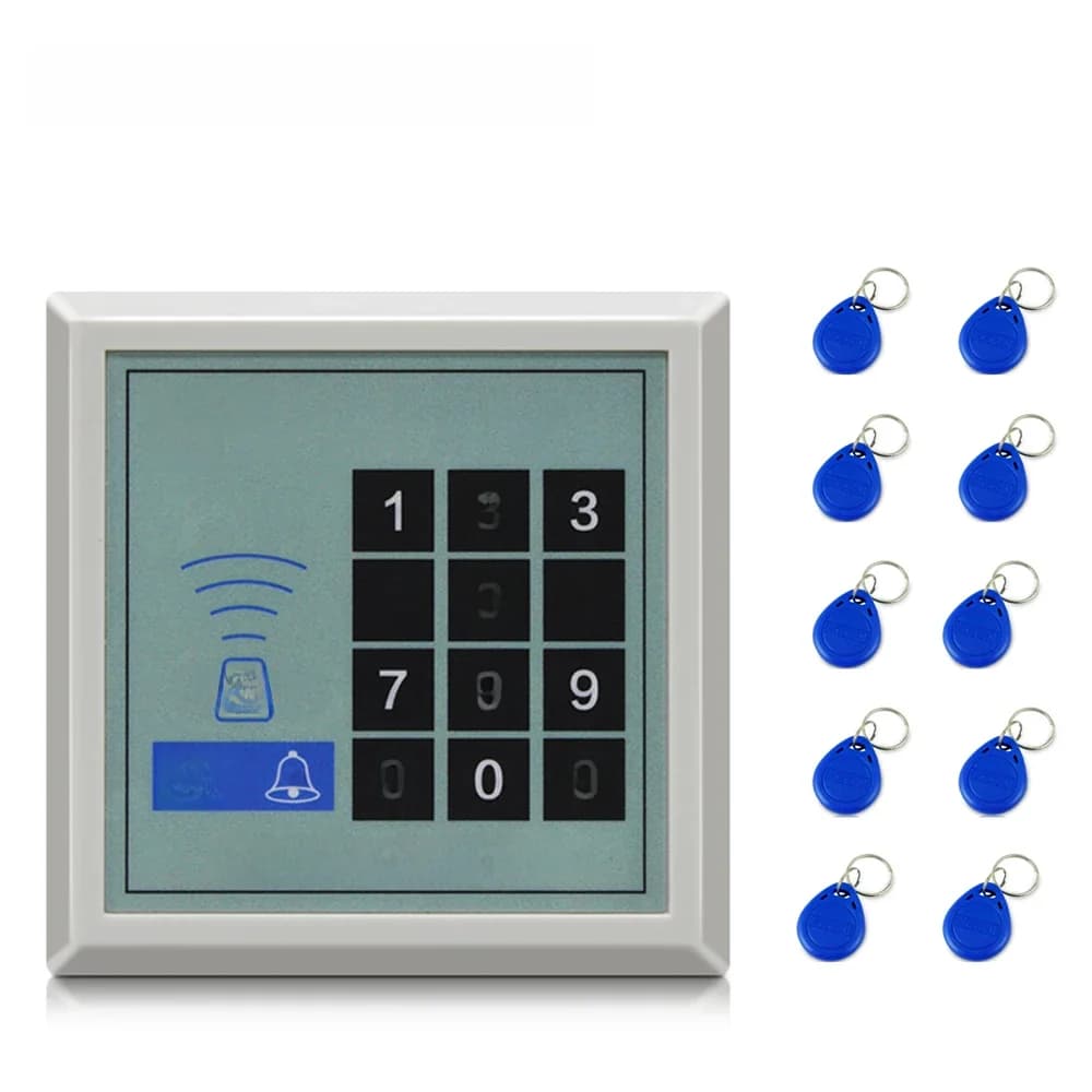Dispositif de clavier de contrôle d'accès RFID, sécurité de la machine, serrure de porte d'entrée de proximité, système de contrôle d'accès, 125kHz, 1000 utilisateurs