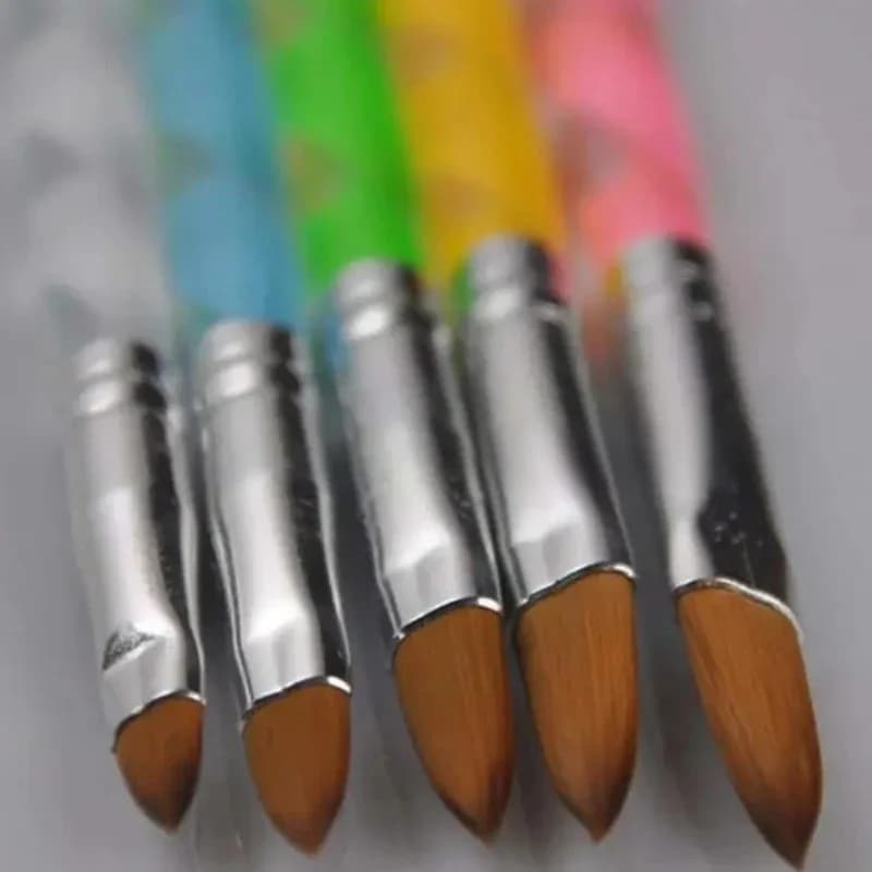 Offre spéciale de haute qualité 5 pièces mode acrylique UV Gel Nail Art constructeur brosse stylo ensemble Nail Art peinture dessin brosse manucure outils
