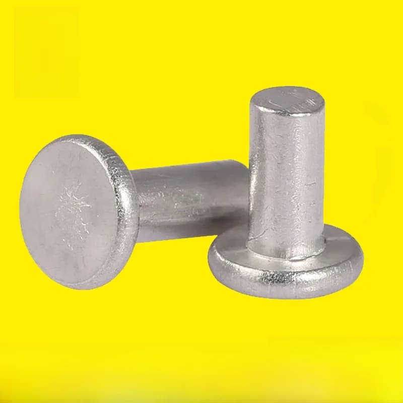 GB109 M2 M3 M4 M5 M6 M8 Rivets solides en aluminium AL Knock Rivet à tête plate