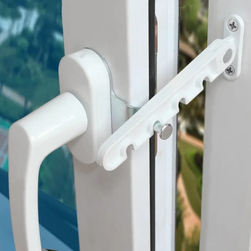 Verrou de fenêtre pour la sécurité de la maison, butée de position, pare-vent à battant, serrure de porte et de fenêtre, protection de sécurité pour enfants, nouveau