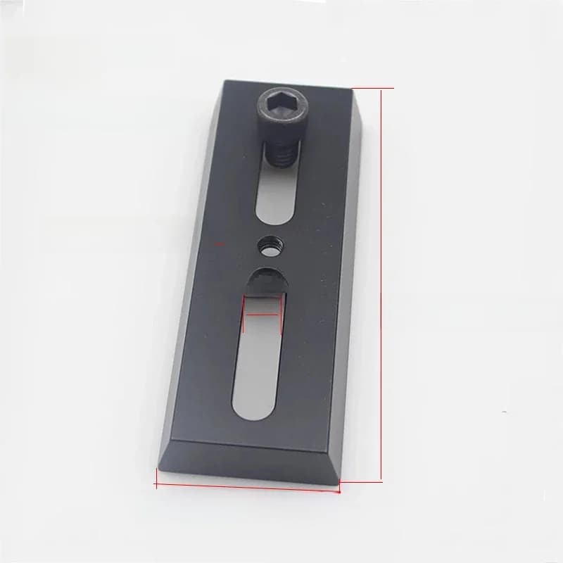 Plaque à queue d'aronde 120 mm style Vixen avec vis 3/8'' S8170, accessoires pour télescope astronomique monoculaire tout métal AR0218