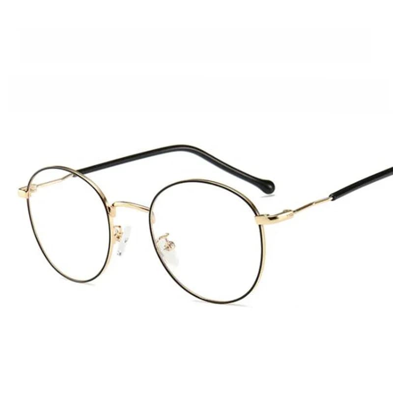 Lunettes de myopie rondes pour hommes et femmes, lunettes myopes œil de chat, lunettes d'étudiant avec dioptries moins-1.0 -1.5 -2.5