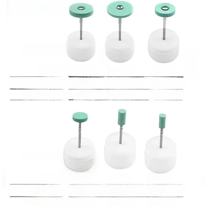 Tête de polissage diamant en céramique, laboratoire dentaire, broyeur diamant en céramique, vernis en porcelaine, outil de polissage des dents dentaires