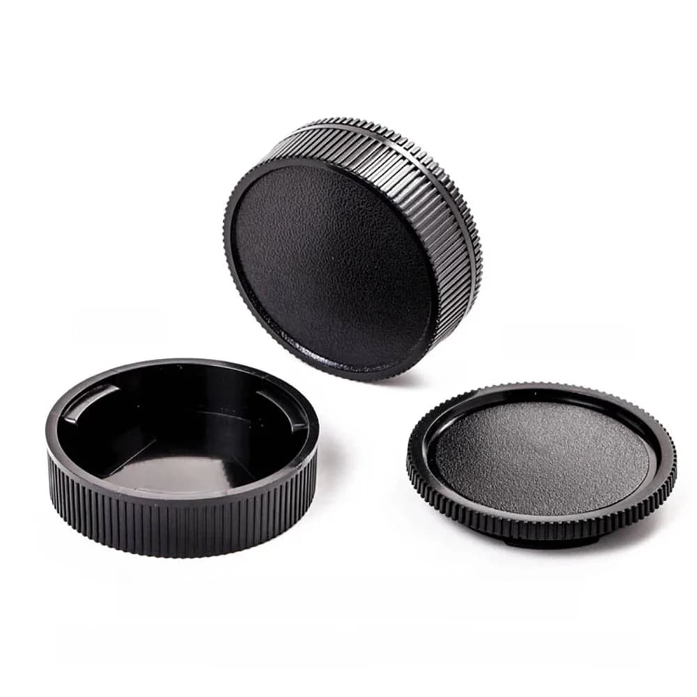 Ensemble de bouchons arrière pour objectif et bouchon de boîtier pour appareil photo et objectif à monture Leica LR R