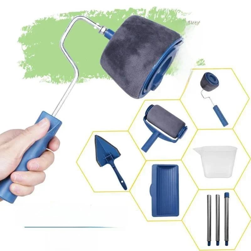 Ensemble d'outils de roulement multifonctionnels, outil de peinture de bricolage, brosse à rouleau de peinture, décoration murale domestique, offre spéciale, 3 tailles