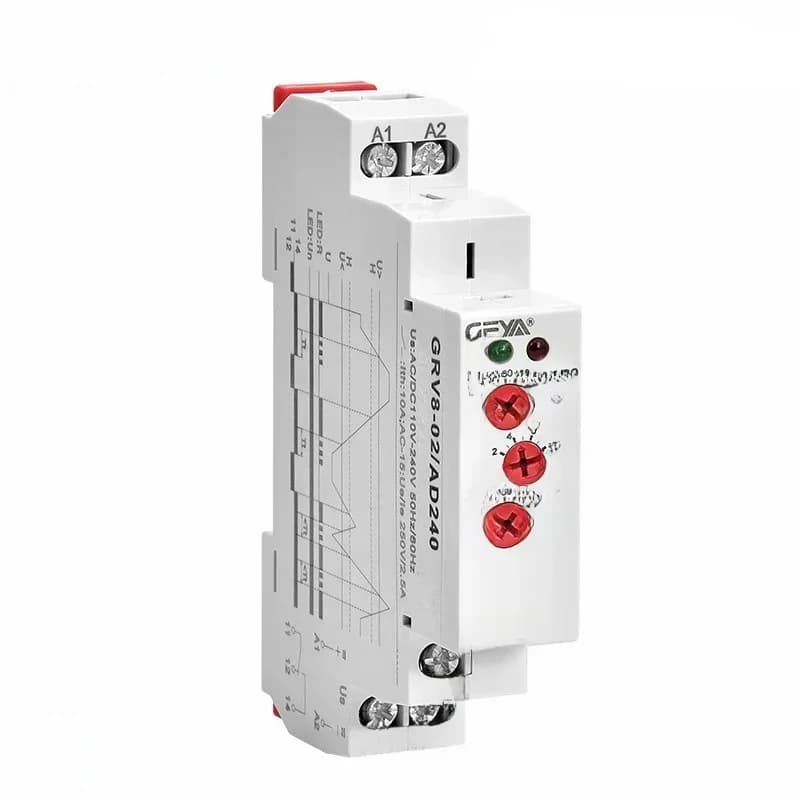GEYA sur tension et sous tension Protection citations DC12V 24V 48V 220V 10A protecteur de tension citations GRV8-02