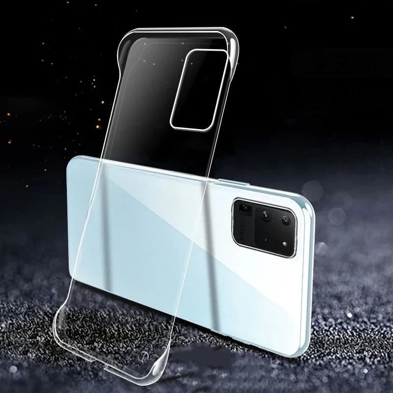 Coque de téléphone rigide transparente, étui fin sans bordure pour Samsung Galaxy S24 S23 S22 S20/S21FE S10 S20 S21 S9 Plus Note20 10 Plus
