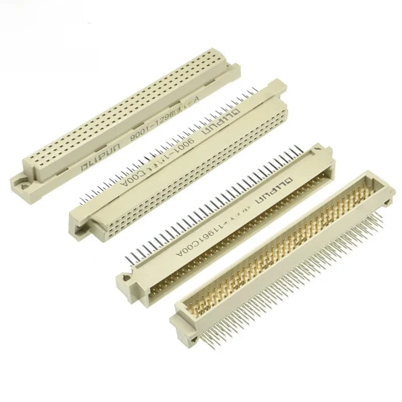 Connecteur din 41612, 3 rangées, mâle femelle, trou traversant, 3x32, 96 broches, pas 2.54mm, 9001 11961 12961 13961 14961, 1 pièce