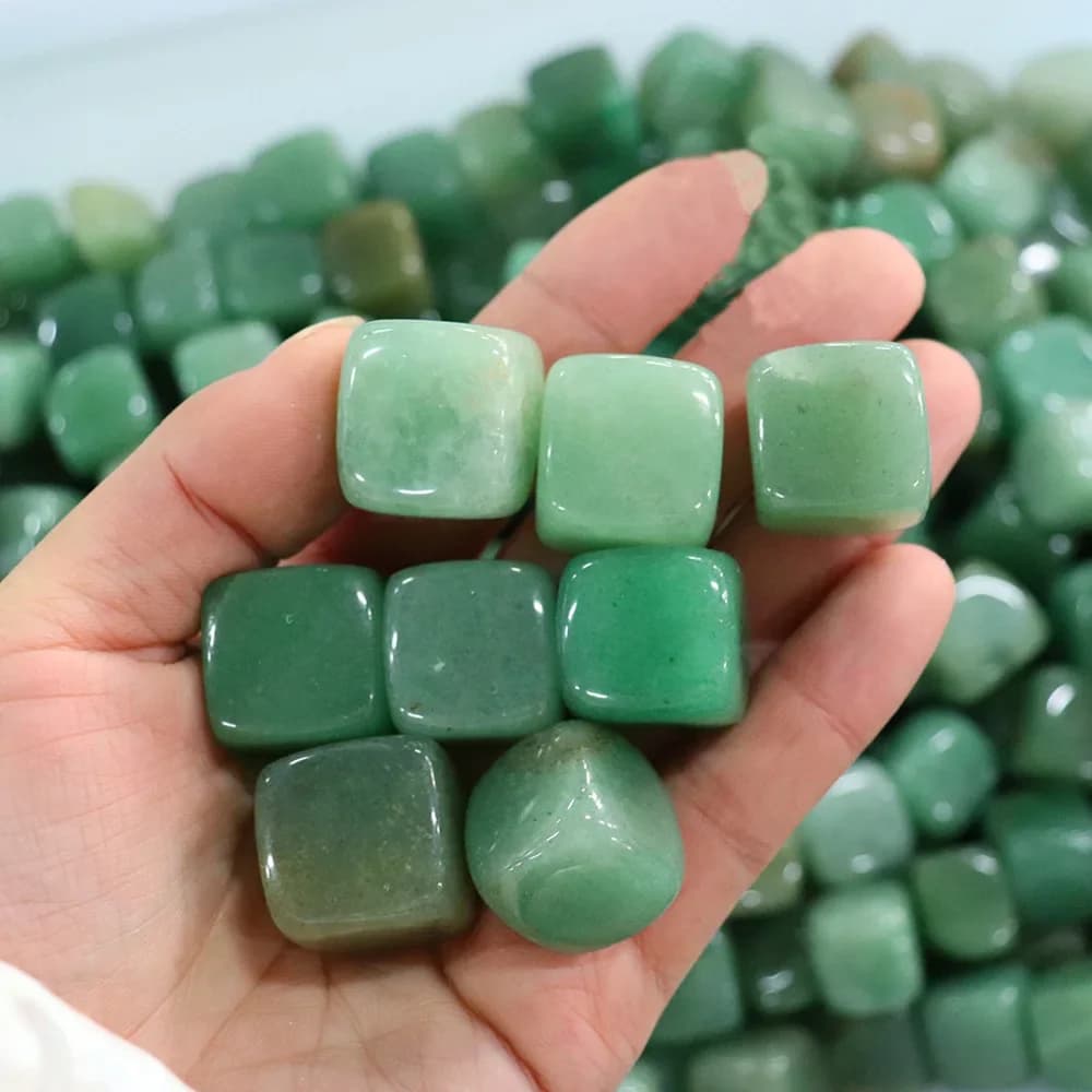 Pierres rondes en Jade vert naturel, cristaux, spécimen minéral, pierres précieuses brutes de guérison