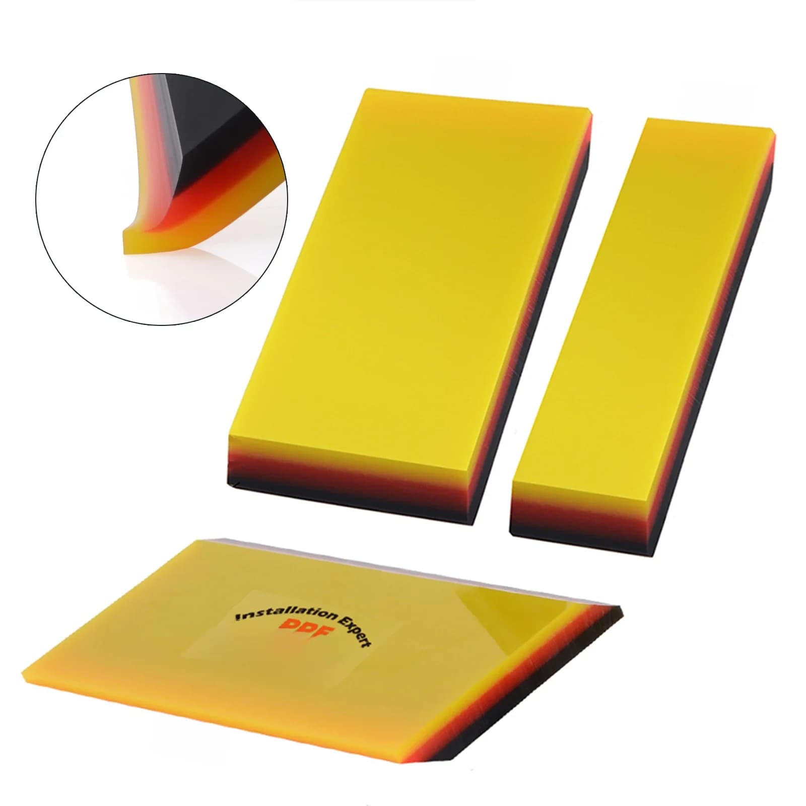 EHDIS 2/5/10 pièces en caoutchouc souple PPF voiture vinyle Wrap raclette peinture Film de protection installer grattoir fenêtre teinte verre outil de nettoyage
