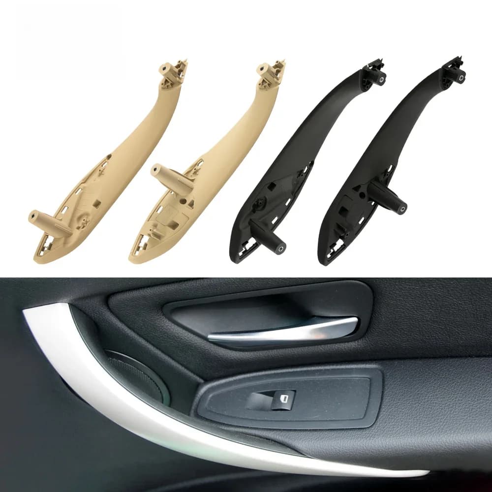 Garniture de poignée de porte intérieure de voiture, poignée de panneau d'appui de nervure, BMW F30, F80, F31, F32, F34, intérieur de porte Foy, série 3, série 4, 2012-2018