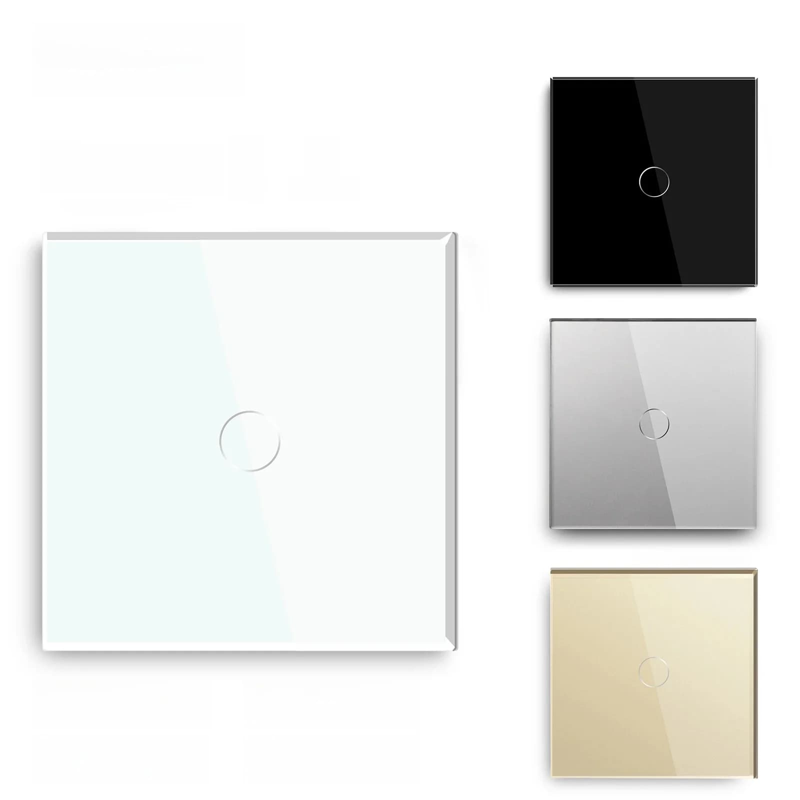 Bseed Zigbee-Joli Mural Tactile Intelligent, Commande Vocale, Simple Live, Smart Life, Google Home, Standard EU, 1 Gang, 2 Gang, 3Gang