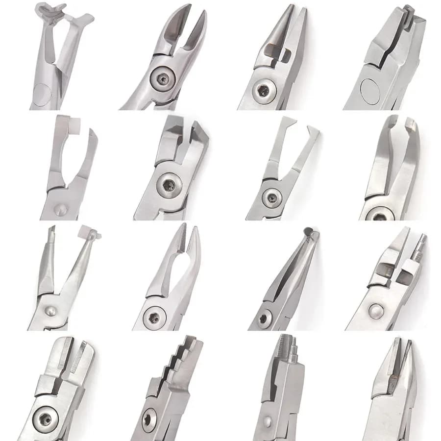 Pince orthodontique dentaire, coupe d'extrémité distale, coupe de Ligature, pince de retrait de bande, outil d'instrument dentaire en acier inoxydable