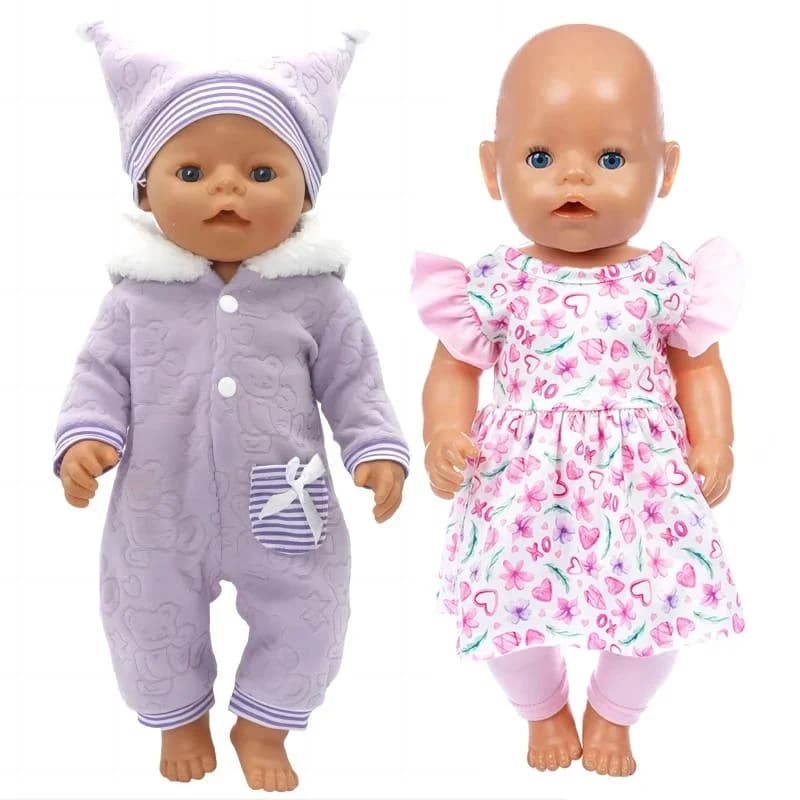 Vêtements de poupée pour bébé, barboteuse pour 40cm 38cm, manteau, vêtements d'hiver, livraison directe