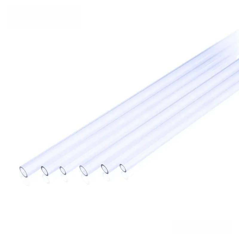 6 tubes rigides en PMMA Bykski X500mm, 8x12mm, 10x14mm, 12x16mm, tuyau acrylique transparent pour refroidissement par eau DIY PC, B-YKLWP