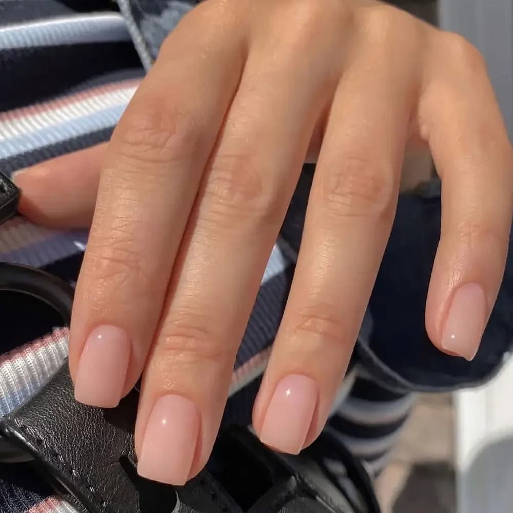Faux ongles artificiels à couverture complète, 24 pièces, rose nu, français, blanc, côté, N64.court, simple, beauté, presse sur, N64.Tips