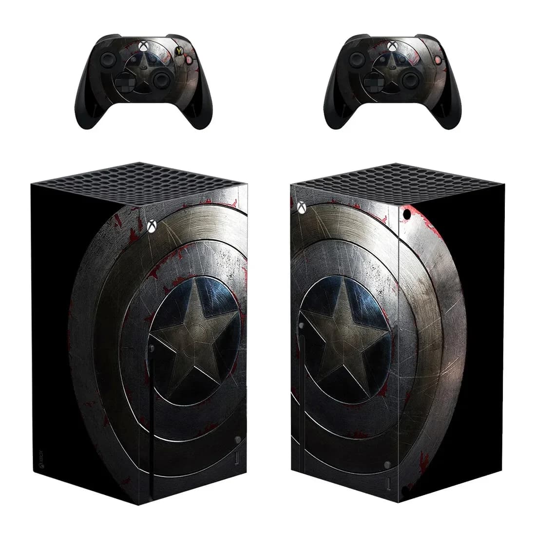 Nouveau Film protecteur autocollant couverture pour Console Xbox série X et 2 contrôleurs Xbox série X autocollant de peau vinyle