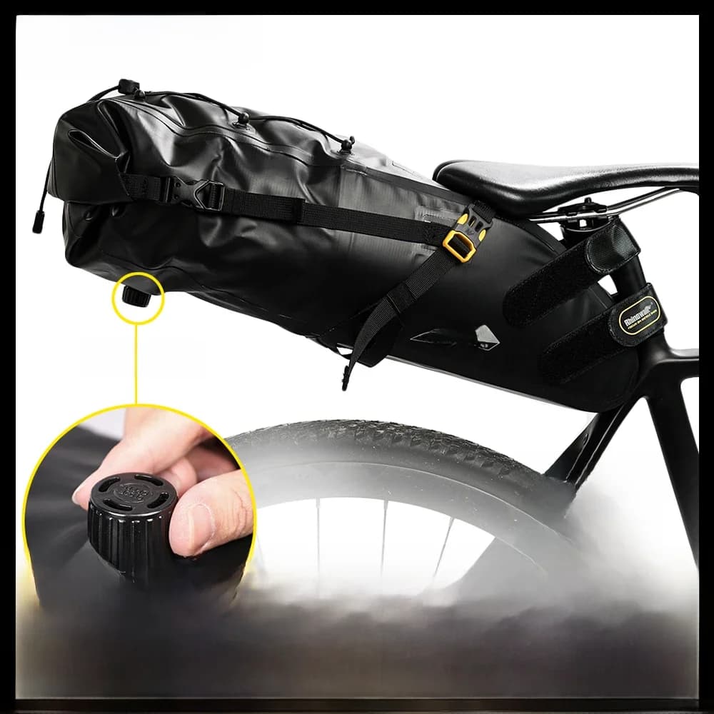 Bal inowalk-Sac de vélo entièrement étanche, sac arrière T1 pour vélo de route et de montagne, sacoche à bagages, accessoires de dégager de vélo, 5L-13L