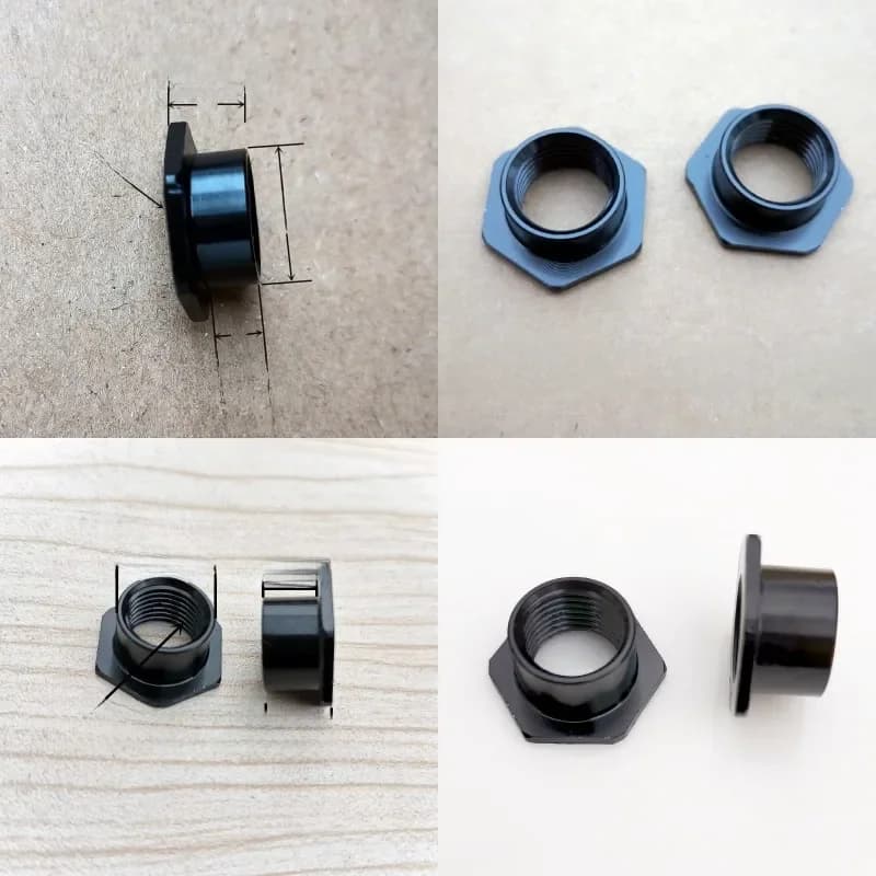 Pièces de vélo CNC, économiseur de chute, écrou d'insertion, résolution de problèmes, remplacer les fils dénudés, cadre de vélo en carbone, 1 pièce