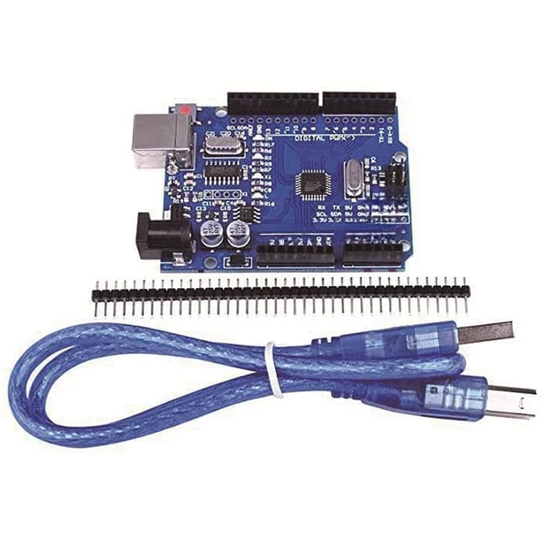 Carte de développement UNO R3 ATmega328P CH340 CH340G pour Arduino UNO R3 avec en-tête à broche droite