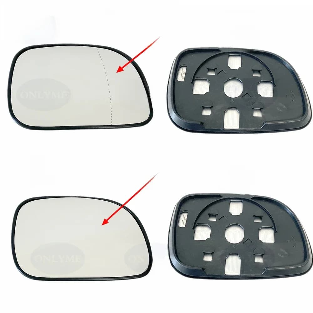 Verre de miroir chauffant convexe grand Angle pour voiture Suv, pour Chrysler Grand Voyager 1996 1997 1998 1999 2000 2001 2002 2003 2004 2005 2006