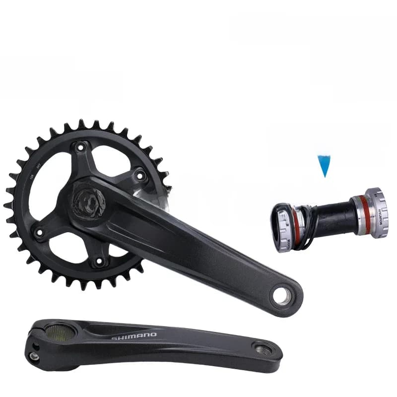 Groupe Shimano DEORE M6100 12 vitesses FC-MT510, pédalier et boîtier de pédalier SM-BB52, largeur de boîtier 68/73 mm, origine