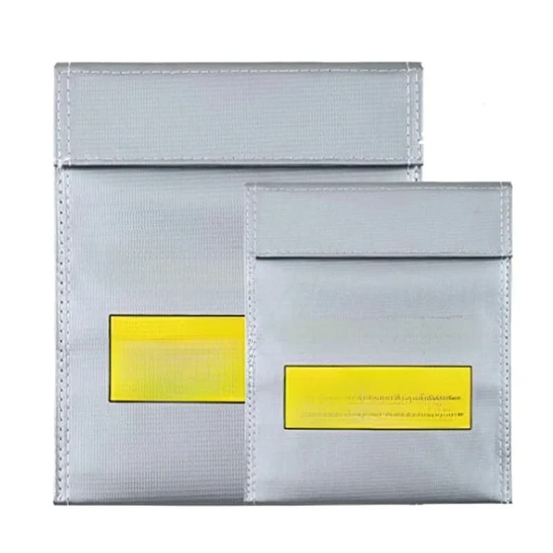 Sac de sécurité ignifuge pour batterie LiPo, 180x230mm/230x300mm, sac de Charge sûr, sac de jouets pour pièces de bateau de voiture de Drone RC