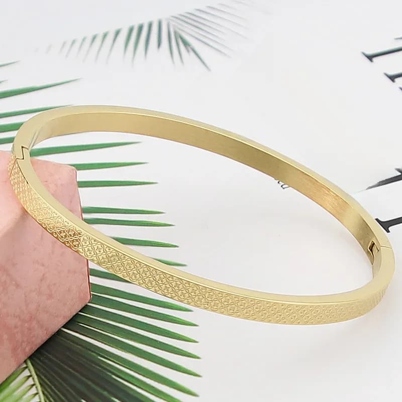 Bracelets en acier inoxydable, série Parent-enfant, bijoux graphique feuille, cadeaux de fête, vente en gros